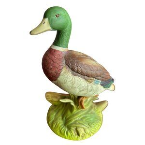 Andrea By Sadek Mallard Duck Figurine Hand-Painted Ceramic Made In Japan
